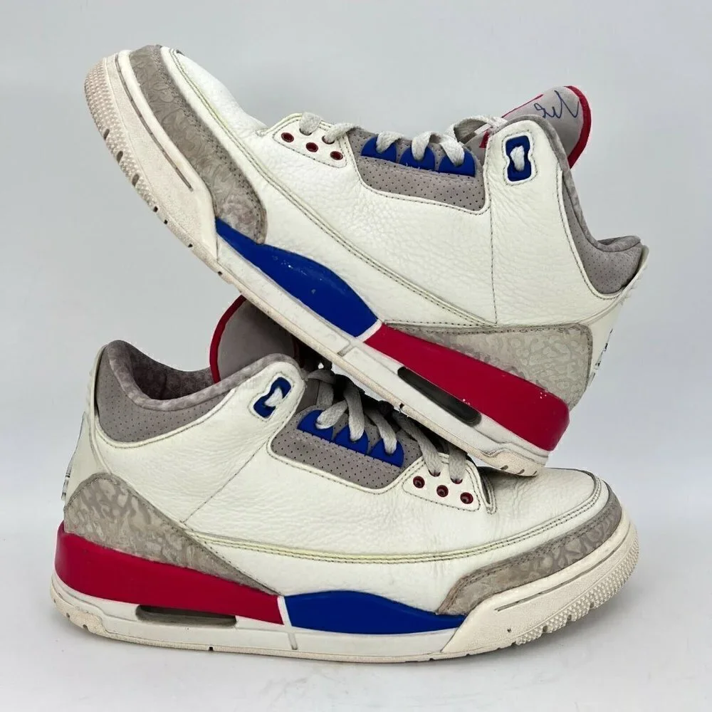 Nike Air Jordan 3 Retro International Flight Men Size 9 Shoes 136064-140